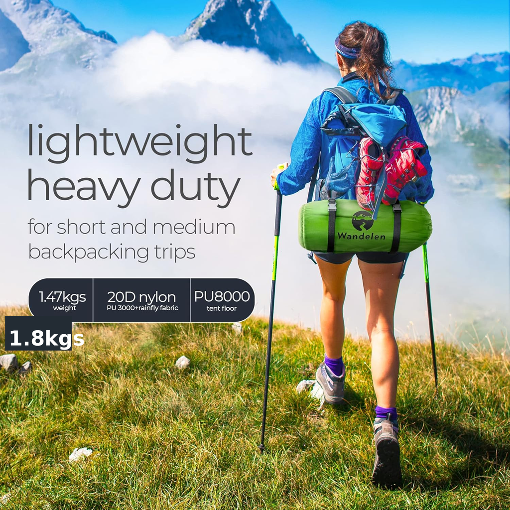 Wandelen Appalachian 2 lightweight backpacking tent